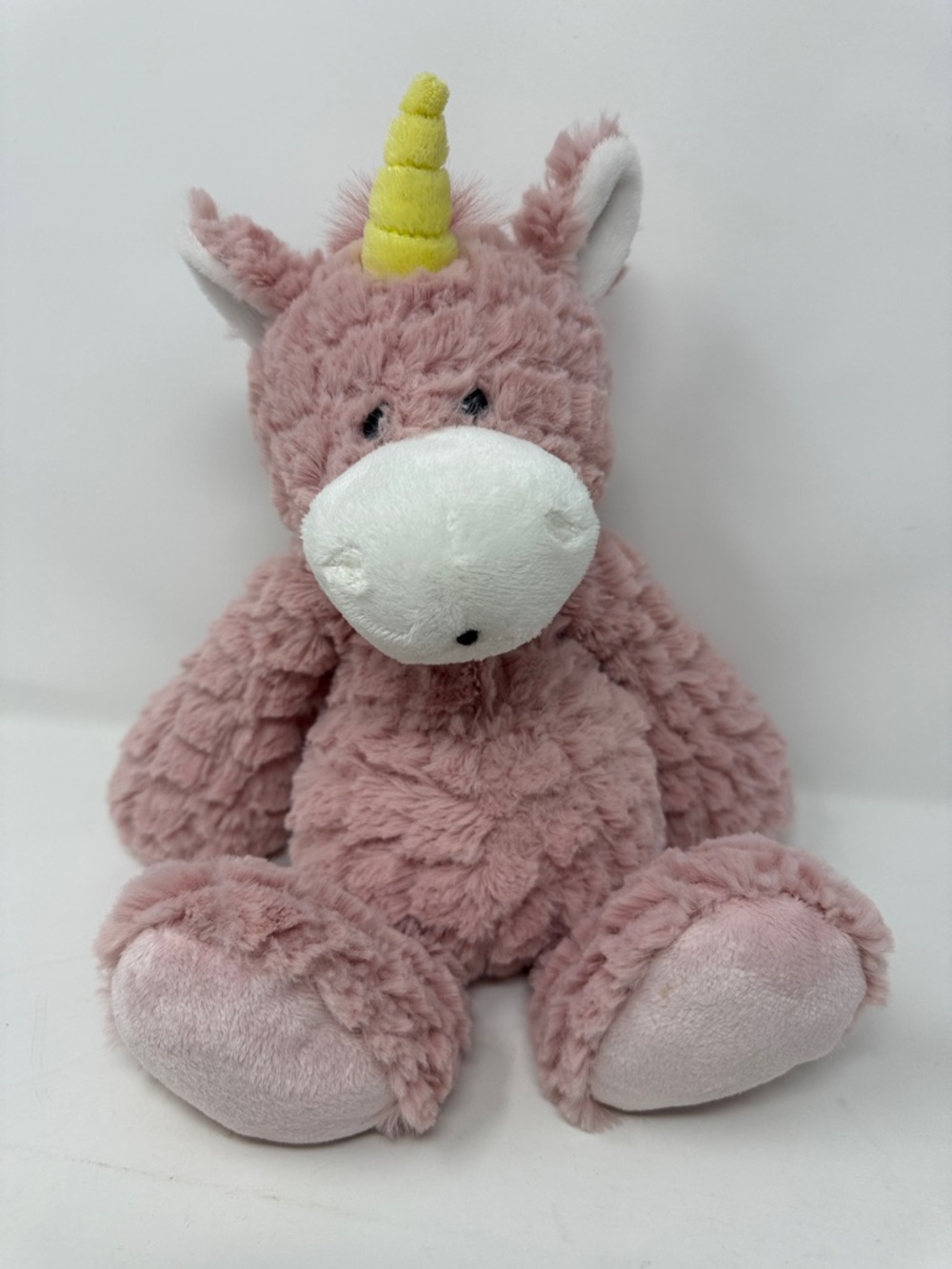 DEMDACO Nat & Jules Mellow Fellows Plush Unicorn Stuffed Animal - Kids Toys 14”